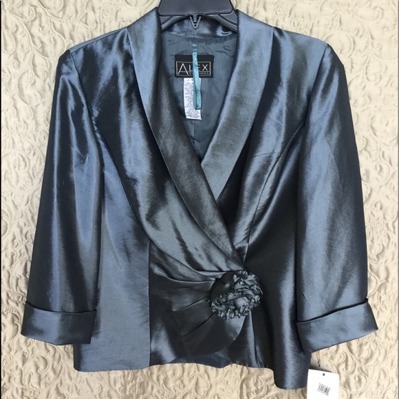 Alex Evenings 2 PC Blazer and Skirt - Picture 3 of 7